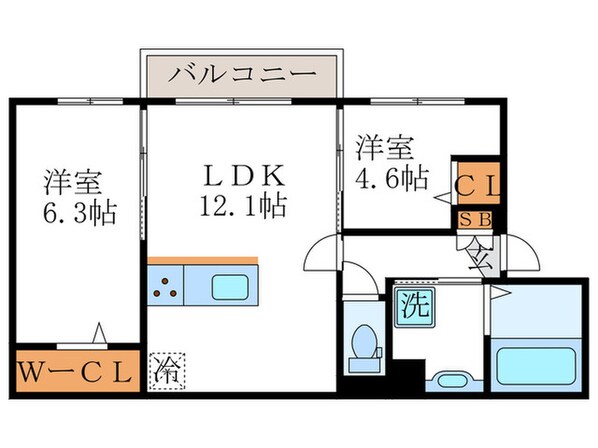 仮）アニエスの物件間取画像